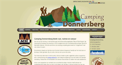 Desktop Screenshot of campingdonnersberg.com