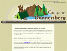 Tablet Screenshot of campingdonnersberg.com